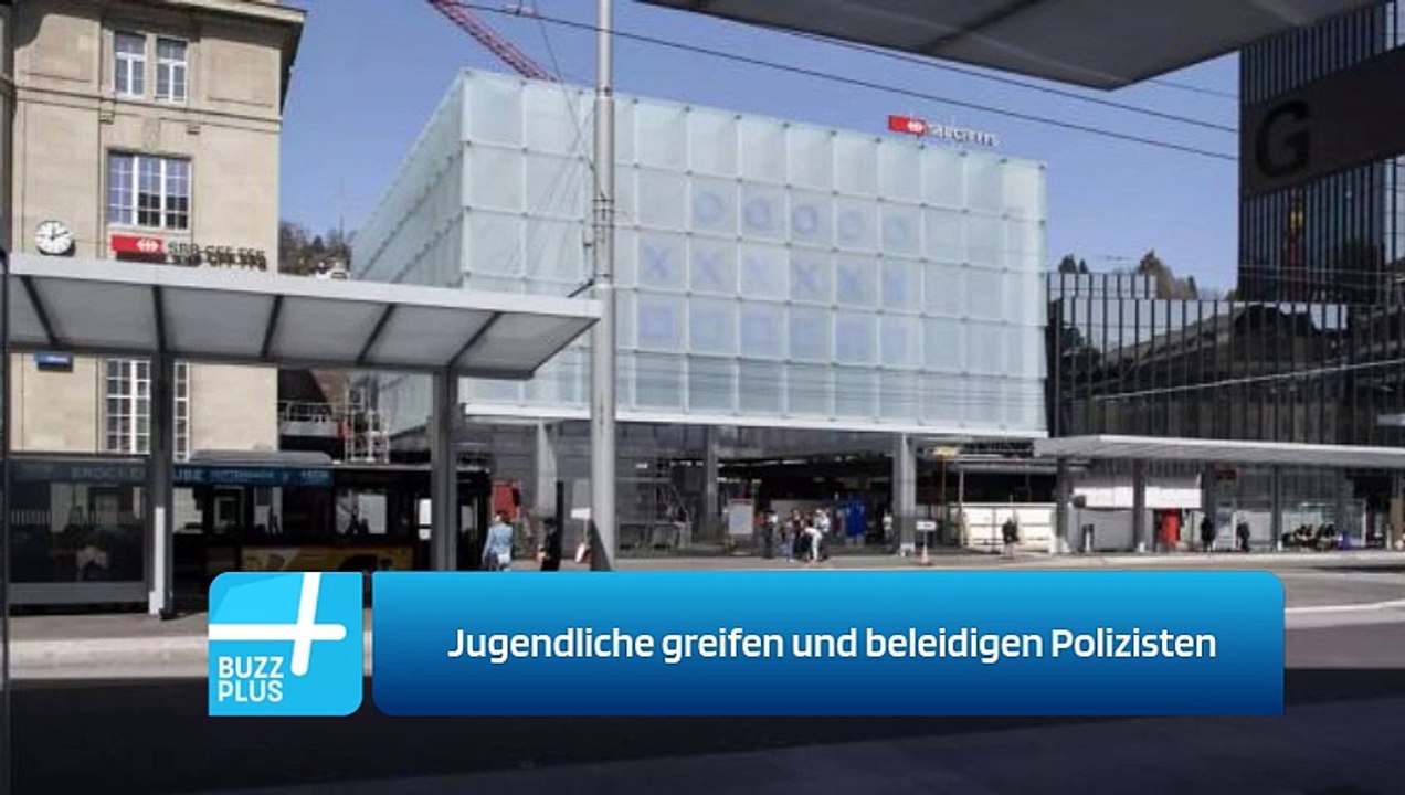 Jugendliche greifen und beleidigen Polizisten