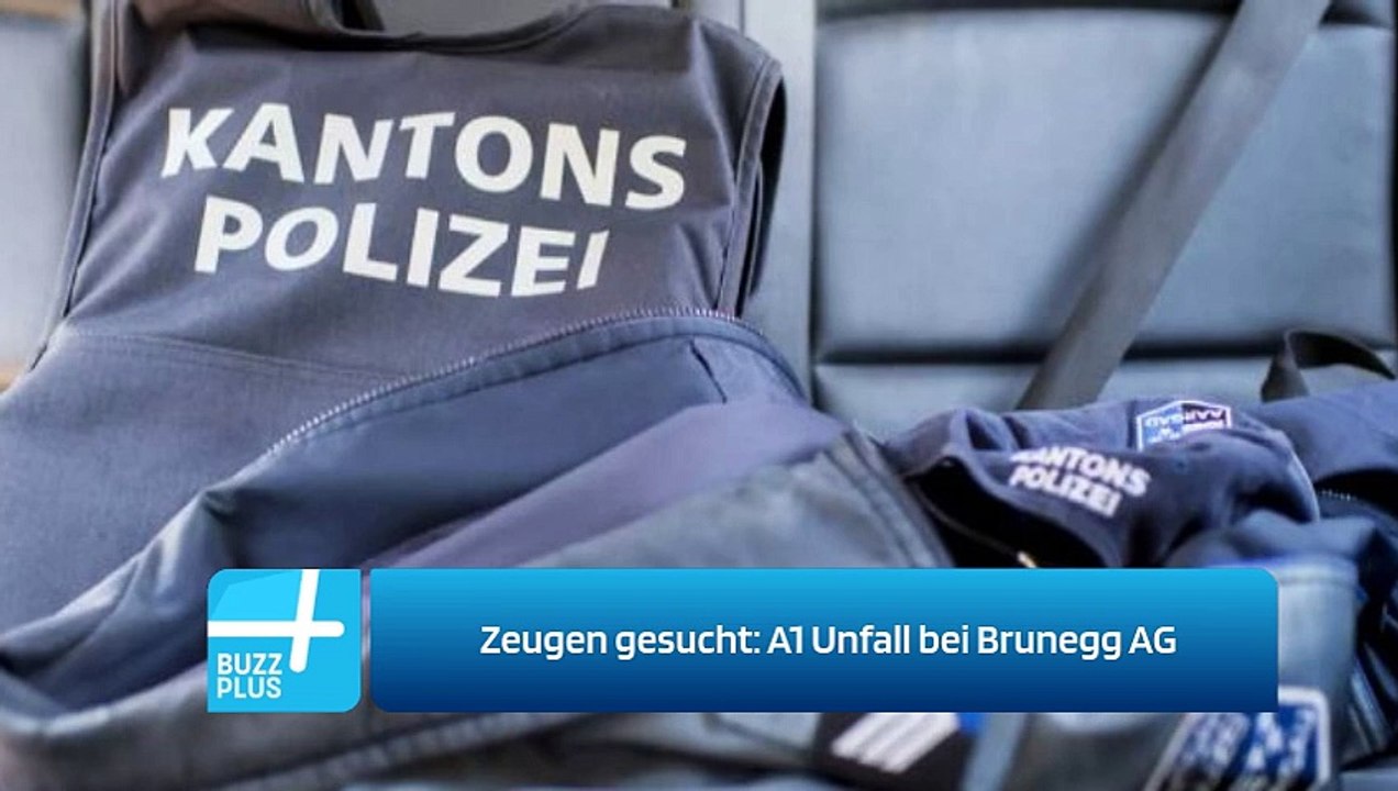 Zeugen gesucht: A1 Unfall bei Brunegg AG