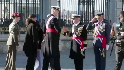Llegada de la Princesa Leonor a la Pascua Militar