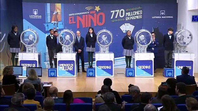 El Sorteo del niño reparte 770 millones de euros con un primer premio muy repartido