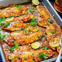 Lemon Garlic Baked Tilapia Recipe
