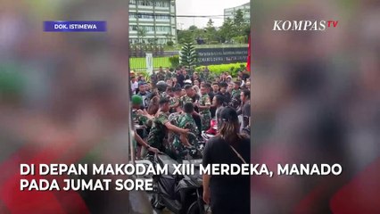 Duduk Perkara Bentrok Anggota TNI dan Pengiring Jenazah di Manado