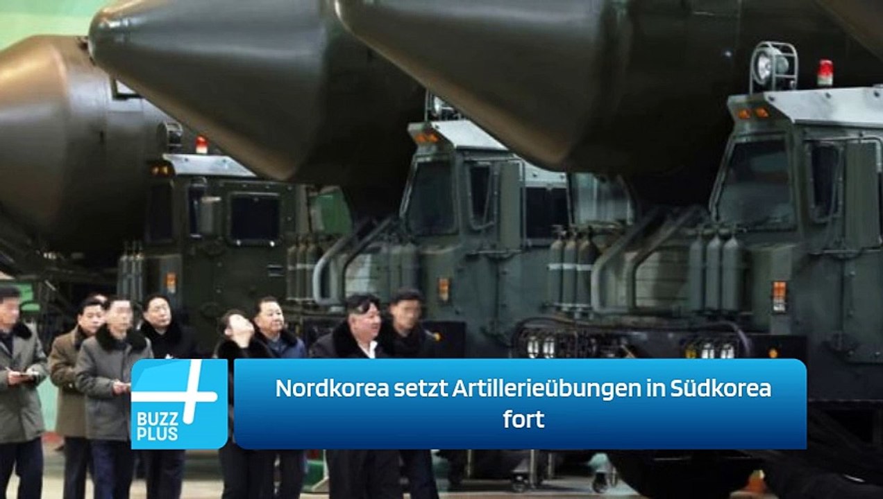 Nordkorea setzt Artillerieübungen in Südkorea fort