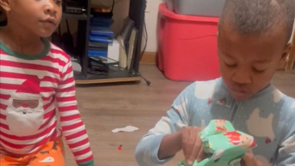 'I Got Stinkin' Ron?!' - Boy fails to see the magic in his Christmas present