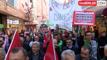 Ordu'da 'Şehitlerimize Rahmet, Filistin'e Destek, İsrail'e Lanet' Yürüyüşü Düzenlendi