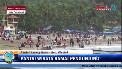 Fotografer Keliling Pantai Karang Hawu Kebanjiran Berkah Saat Libur Panjang Sekolah dan Nataru