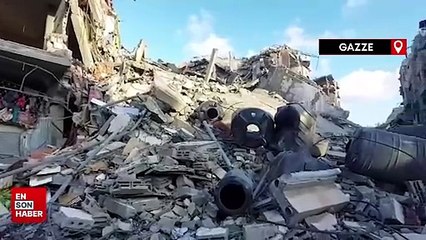 Gazze'nin kuzeyinde sokaklar harabeye döndü