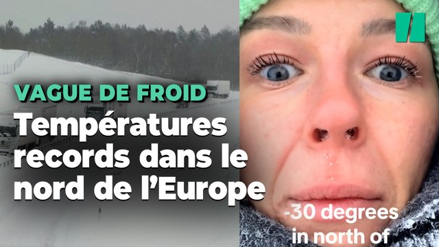 Avant d’arriver en France, le froid polaire a touché la Norvège où des records sont tombés