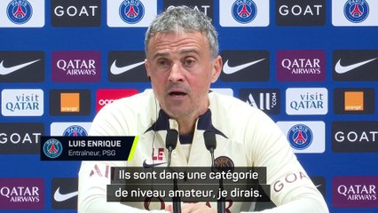 Luis Enrique : "Ce genre de match peut vite mal tourner"
