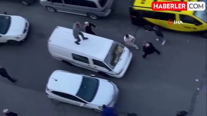 Gaziosmanpaşa'da Araç Camları Balyozla Kırıldı