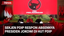 Presiden Jokowi Absen di HUT PDIP, Ini Respon Sekjen PDIP