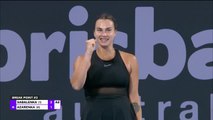 Brisbane - Sabalenka passe sans trembler contre Azarenka