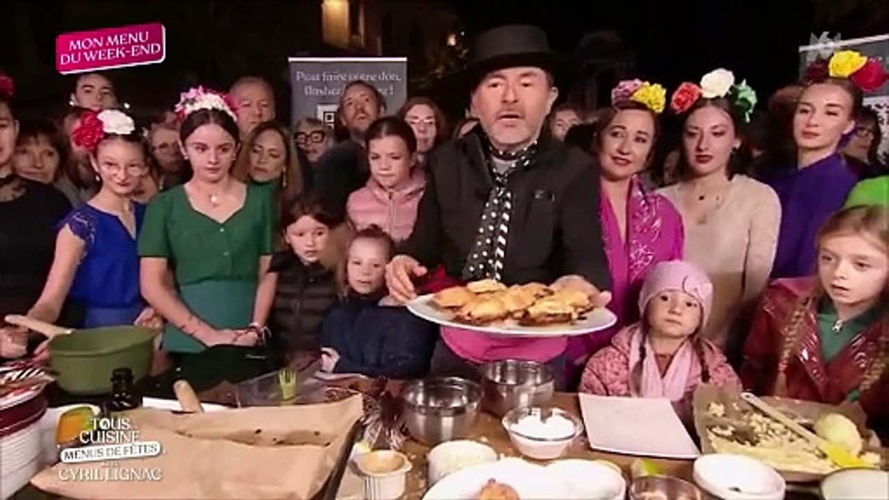 Le dernier épisode de "Tous en cusiine, menus de fêtes" présenté par Cyril Lignac et Jérôme Anthony sur M6, le 5 janvier 2024.