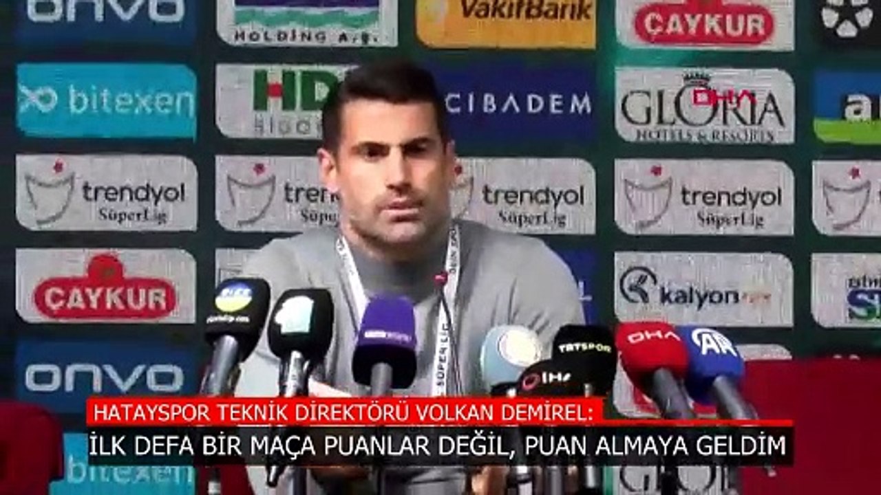 Volkan Demirel, Çaykur Rizespor maçı sonrası konuştu: İlk defa puanlar değil, puan almaya geldim