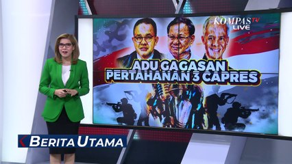 Debat Ketiga Belum Mulai, Capres Saling Sindir soal Anggaran Pertahanan