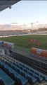 El estadio de la Arandina, listo para recibir a los protagonistas