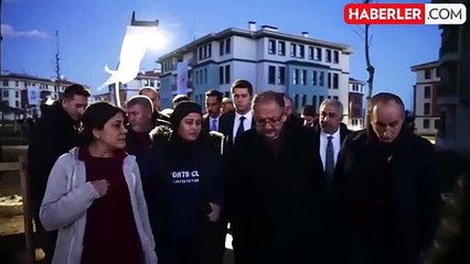 Bakan Özhaseki, "Eşimin, çocuğumun mezarına yakın oturmak istiyorum" diyen depremzede kadınların isteğini geri çevirmedi