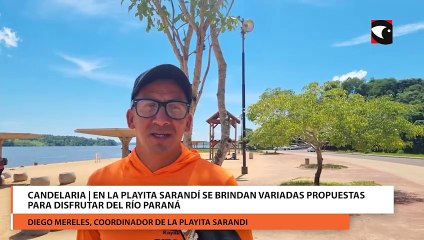 Candelaria | En la playita Sarandí se brindan variadas propuestas para disfrutar del Río Paraná