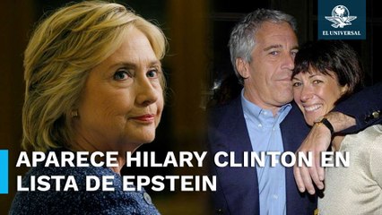 Hillary Clinton aparece como "testigo" en la demanda contra la expareja de Jeffrey Epstein