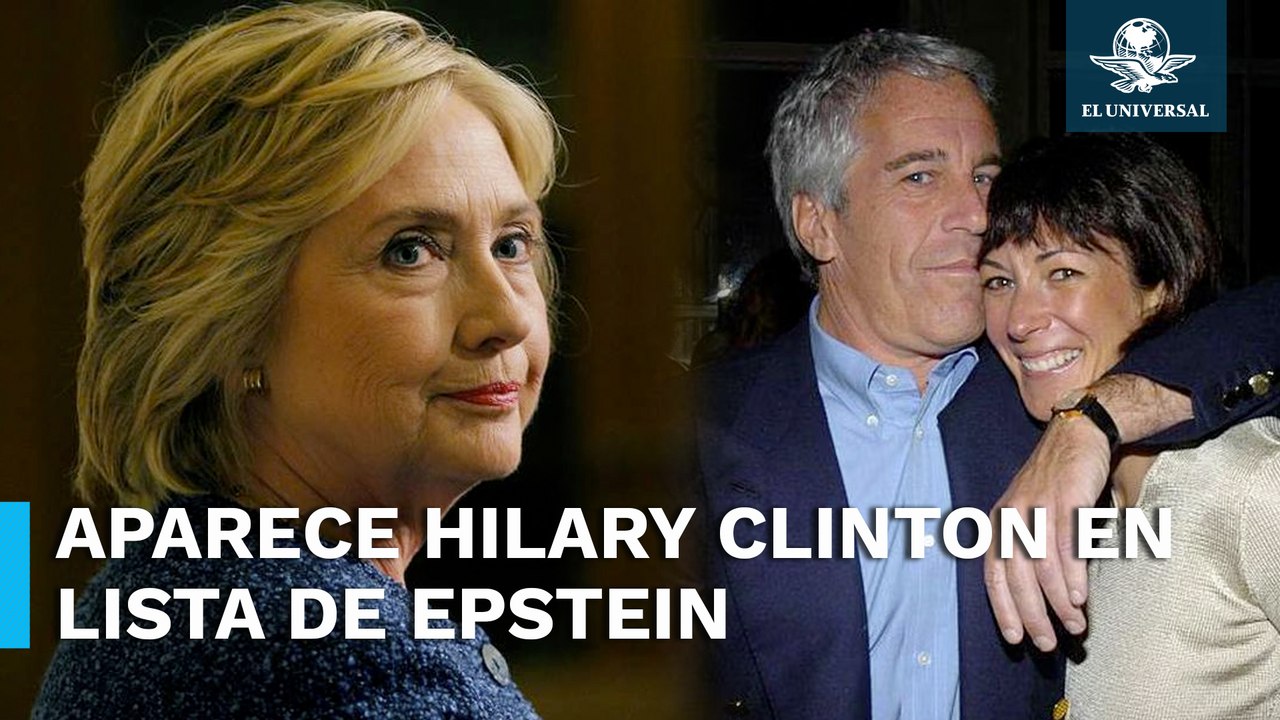 Hillary Clinton aparece como "testigo" en la demanda contra la expareja de Jeffrey Epstein