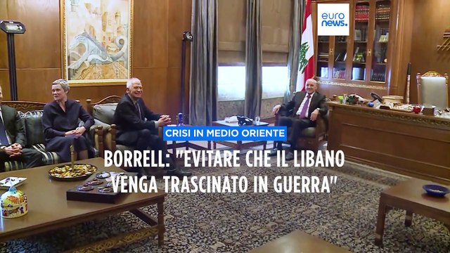 Scambio di razzi tra Hezbollah e Israele, Borrell: Evitare escalation in Medio Oriente