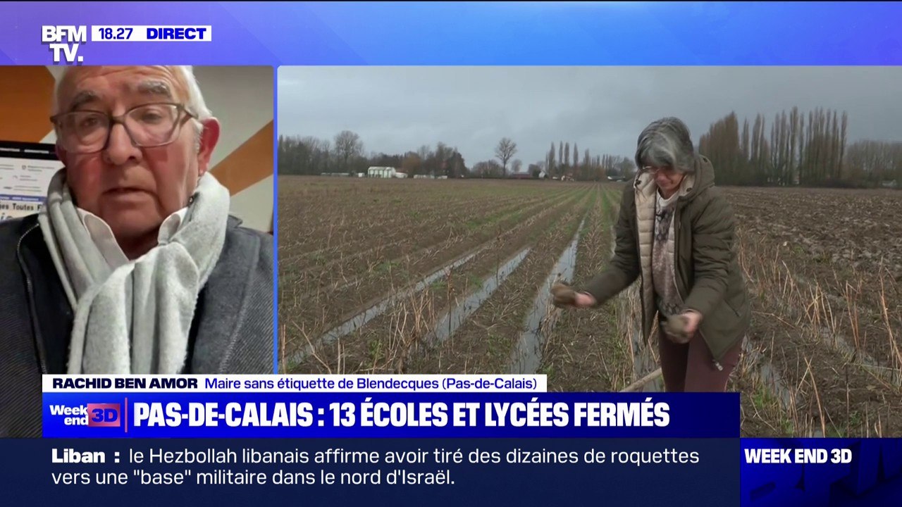 Pas-de-Calais: les écoles de la commune de Blendecques resteront fermées pendant "au moins une semaine", affirme le maire Rachid Ben Amor