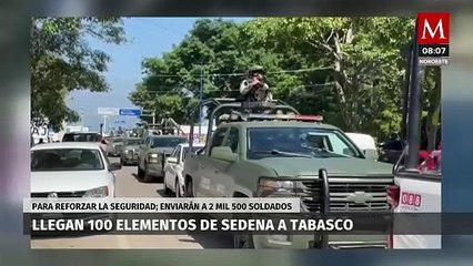 Video herunterladen: Llegan más de 600 militares a Tabasco para reforzar seguridad; 100 son de fuerzas especiales