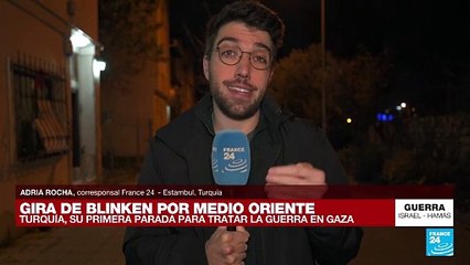 Informe desde Estambul: Antony Blinken se reunió con Recep Tayyip Erdogan para discutir sobre Gaza