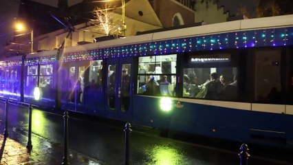 KRAKÓW TRAMWAJ KOLEDOWANIE