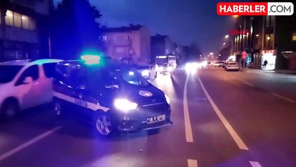 İnegöl'de Zabıta Aracıyla Çarpışan Ehliyetsiz Motosiklet Sürücüsü Yaralandı