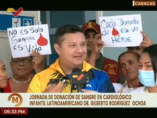 En el Cardiológico Infantil Latinoamericano Dr. Gilberto Ochoa de Caracas se realizó jornada de sangre