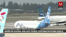 Avión de Alaska Airlines realiza aterrizaje de emergencia por explosión de una ventana