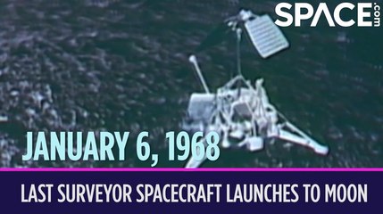 OTD In Space – January 6: Last Surveyor Spacecraft Launches To The Moon