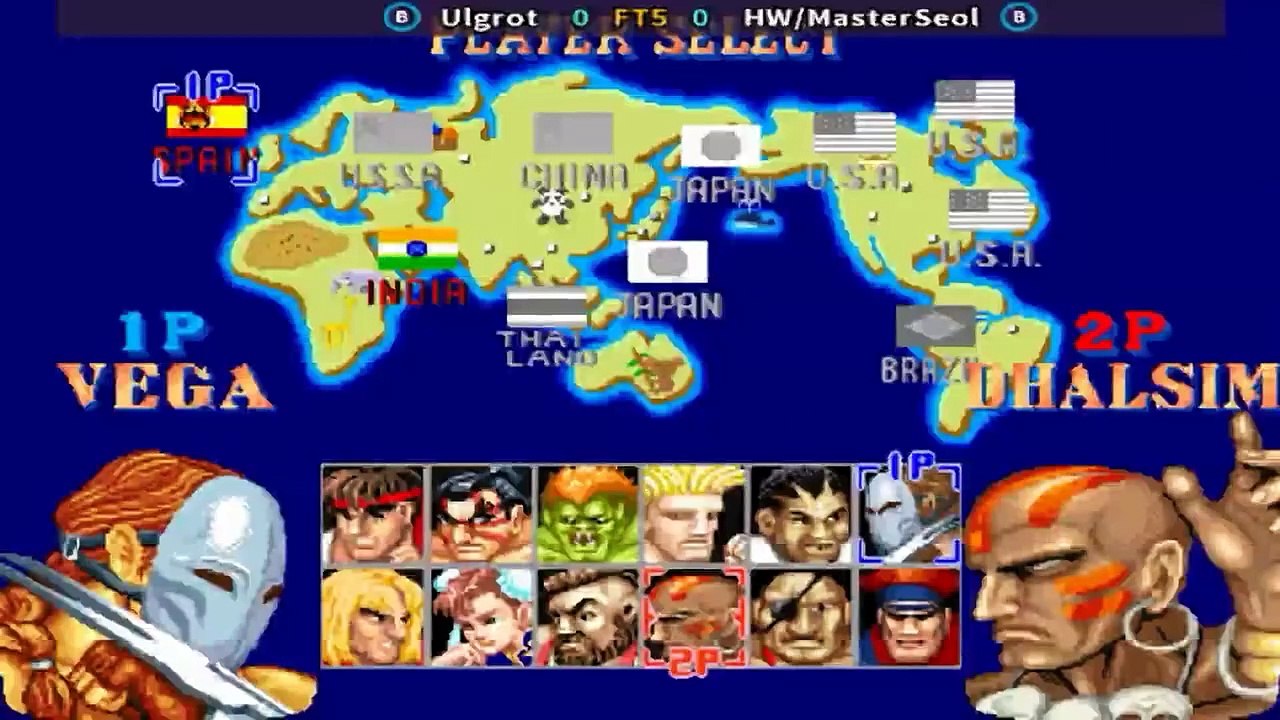 Ulgrot Vs HW MasterSeol - Street Fighter II' Champion Edition