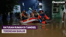 Sejumlah Titik di Tangsel Dikepung Banjir, BPBD Evakuasi Warga