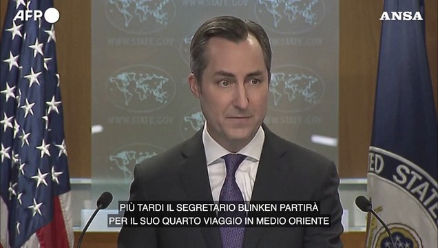Stati Uniti: Blinken vola in 5 Paesi arabi, Israele e Cisgiordania