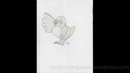 Pokemon Colored Pencil Sketch Video #2: Pidove (01-06-2024)