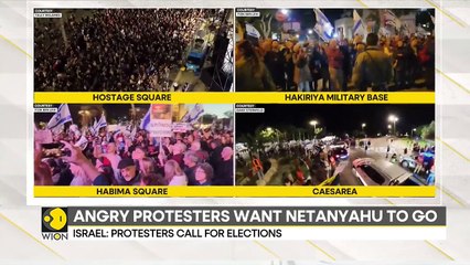Israel: Angry protestors call for elections, blame PM Netanyahu for October 7 events | WION