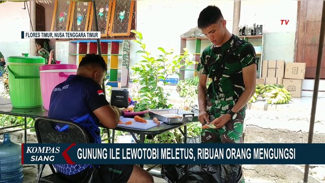 Pengungsi Terdampak Erupsi Gunung Ile Lewotobi Laki-Laki Terus Bertambah, Relawan Mulai Kewalahan