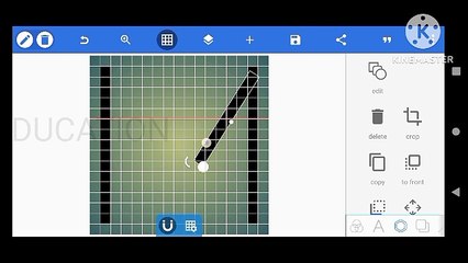 Musa name logo design in pixellab