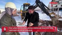 Bahçesindeki kazı çalışmasında fark etti! 'İnsan kalbiyle aynı'