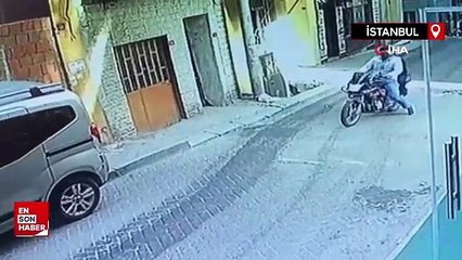 İstanbul'da otele silahlı saldırı kamerada