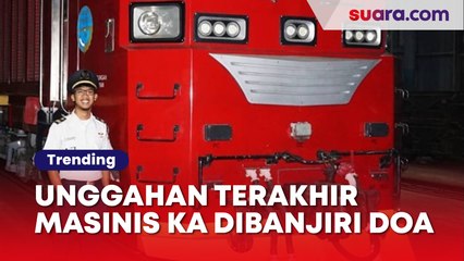 Dibanjiri Doa, Unggahan Terakhir Masinis Korban Kecelakaan Kereta Api di Cicalengka