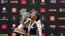 Auckland - Gauff sacrée après avoir renversé Svitolina en finale