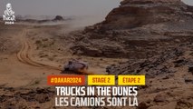Trucks in the dunes - Stage 2 - #Dakar2024