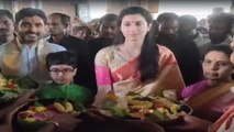 మంగ‌ళ‌గిరి ఆల‌యాల్లో Nara Lokesh Family ప్ర‌త్యేక పూజ‌లు | Telugu Oneindia