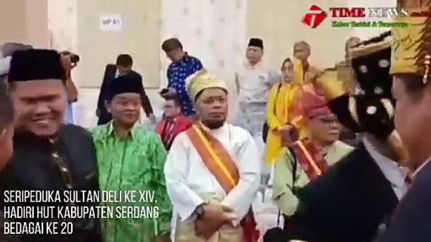 Seripeduka Sultan Deli ke XIV, Hadiri HUT Kabupaten Serdang Bedagai ke 20