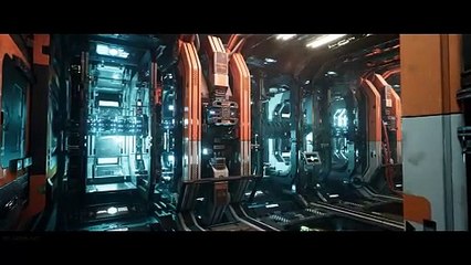 SPACESHIP CORRIDOR- UNREAL ENGINE 5.3 - LUMEN NANITE