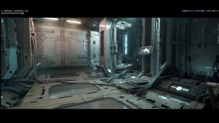 SPACESHIP - DETAIL LIGHTING - UNREAL ENGINE 5.3 - LUMEN NANITE