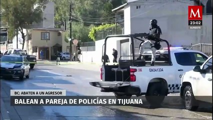 Agente de policía herido en enfrentamiento en la colonia centro de Tijuana